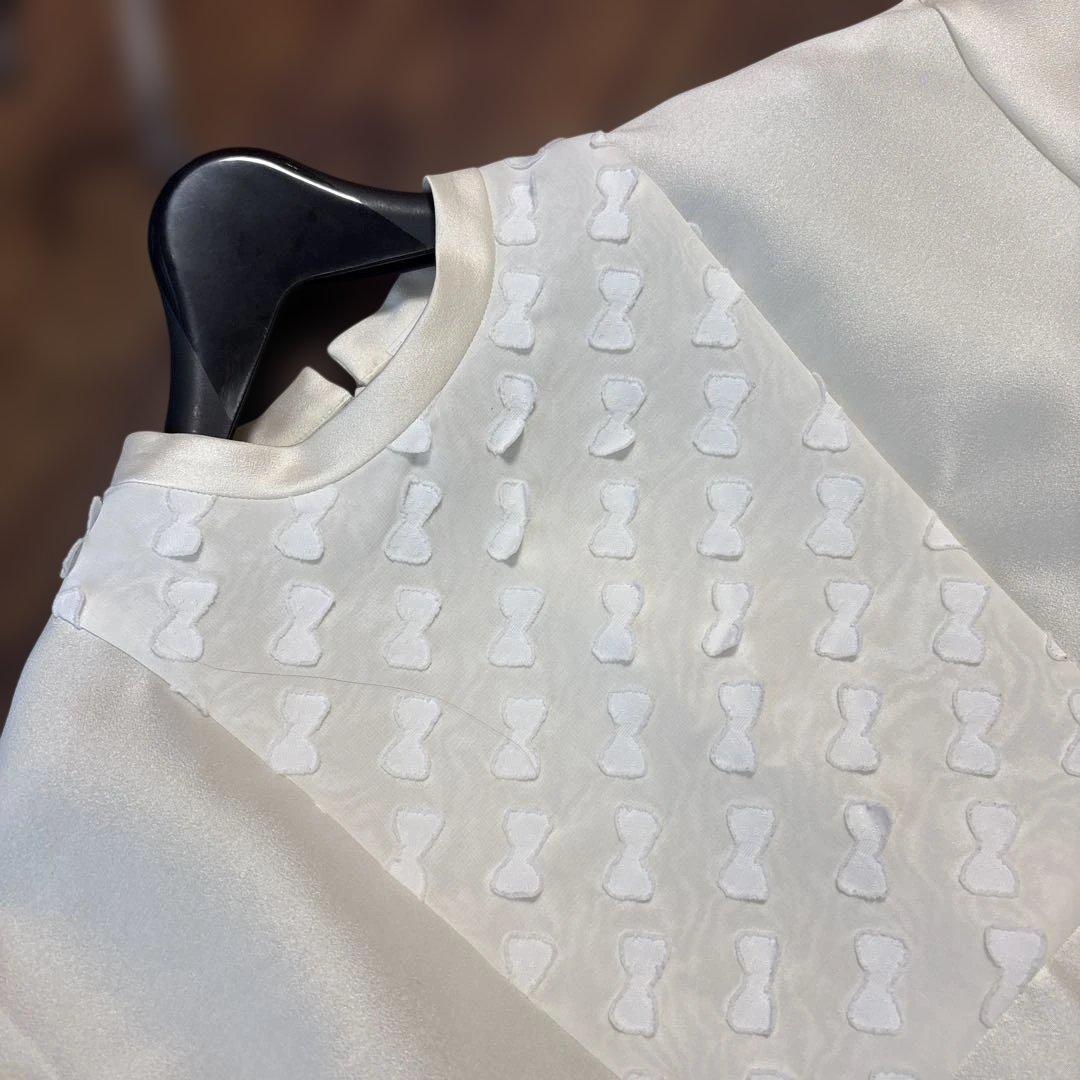 【週末限定価格】yori キティリボンボザムブラウス 36