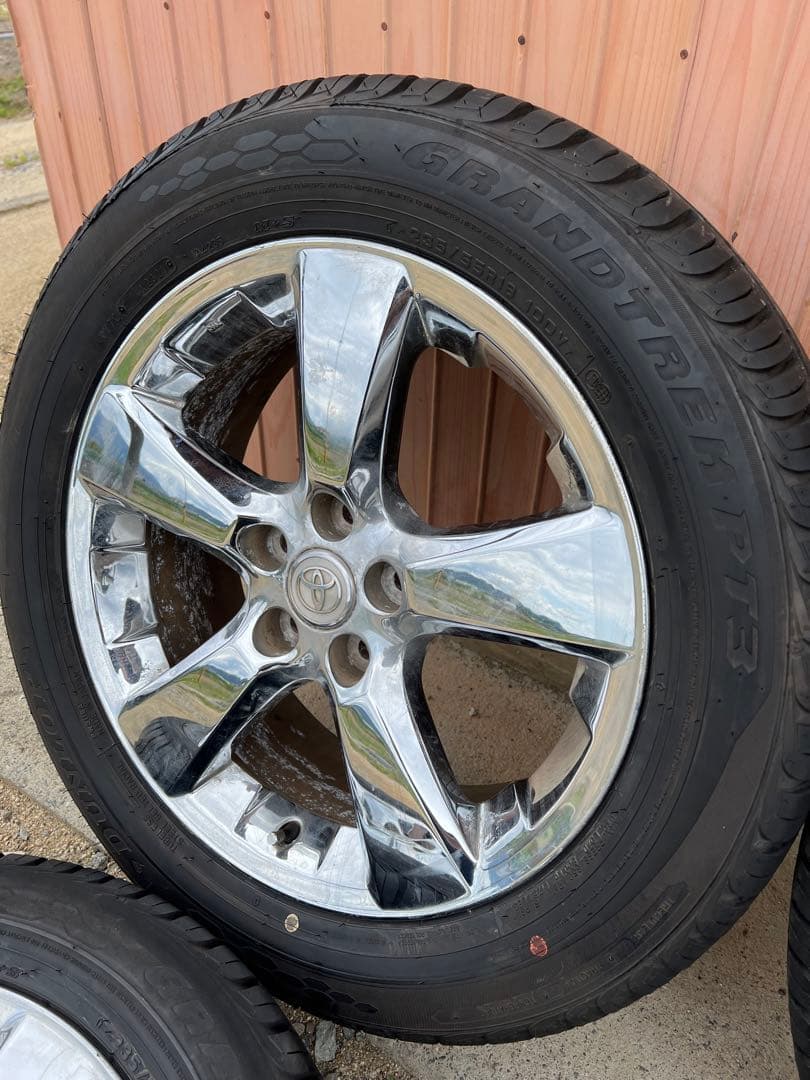 国産　2021年製　235/55R18 4本　トヨタ純正　ハリアー　ヴァンガード