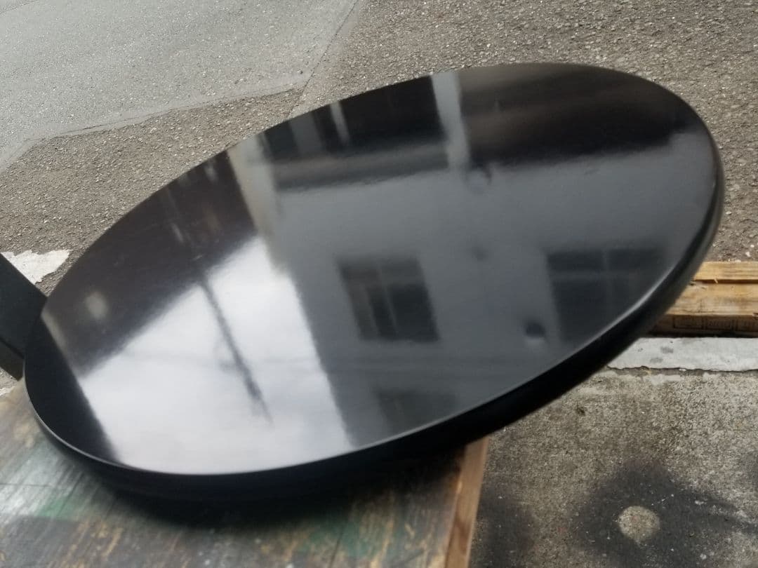 スペースエイジ　メタル　ダイナー　インダストリアル　ブラック　サイド　テーブル