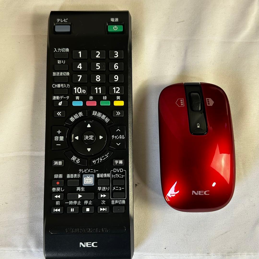 【専用】NEC デスクトップPC VALUESTAR VN770 レッド モニタ
