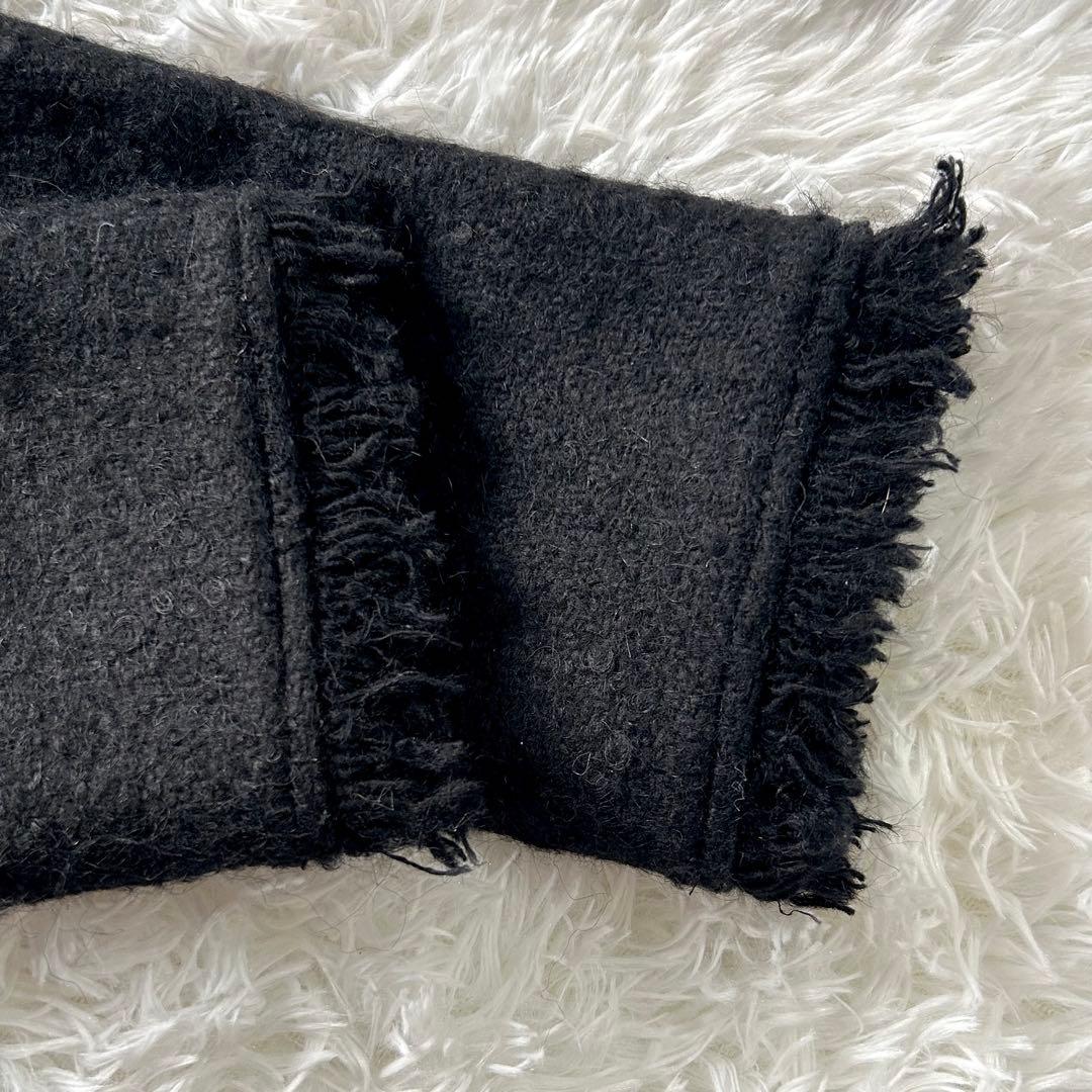 JOURNAL STANDARD ツイードジャケット　ノーカラー　金ボタン　23