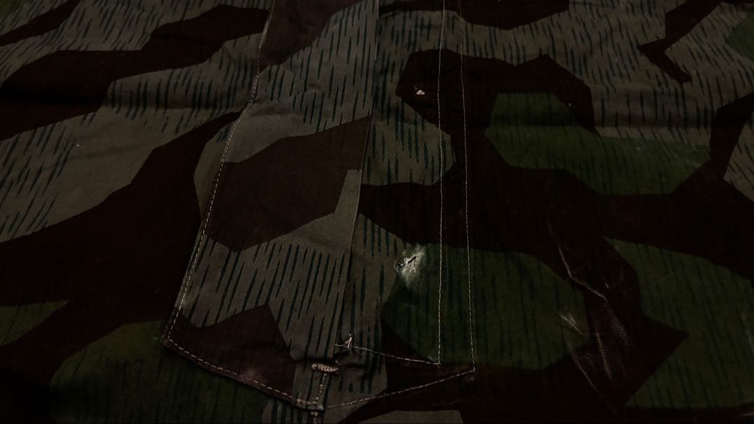 実物　ドイツ国防軍　ナチ◯ドイツ　軍幕　　スプリンターカモM31 2枚セット