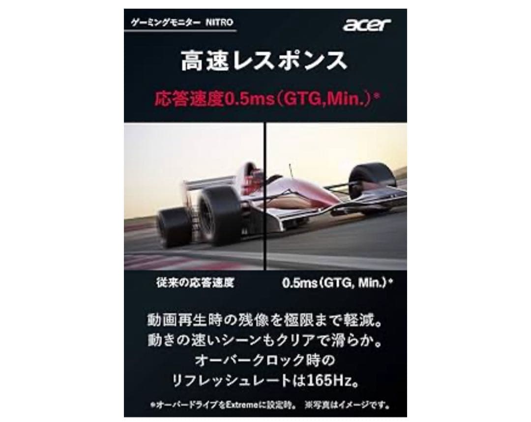 Acer Nitro VG240Y5bmiipfx 23.8インチ モニター
