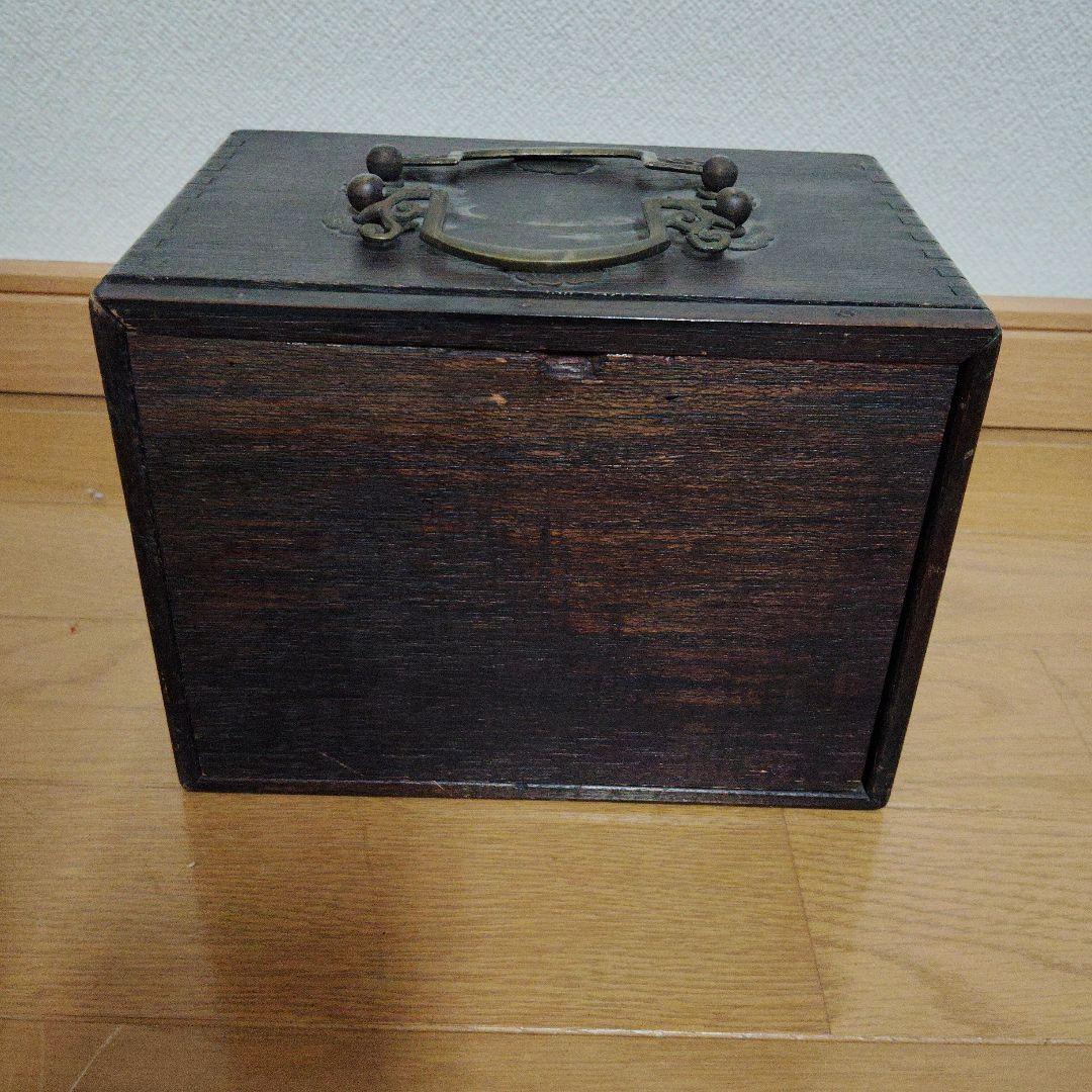 ●古道具●木箱 木製収納箱 インテリア アンティーク 江戸 明治 大正