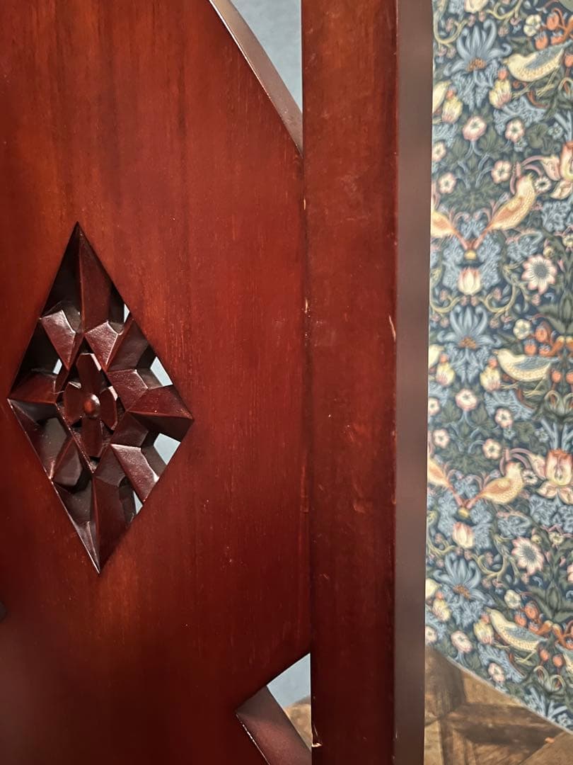 木製 椅子 ③ アンティークチェア インテリア クラシック 木彫