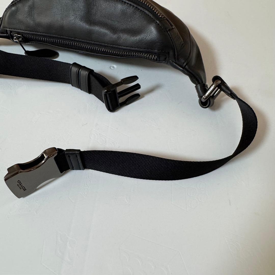 COACH レザー スリングバッグ / ベルトバッグ ブラック ユニセックス