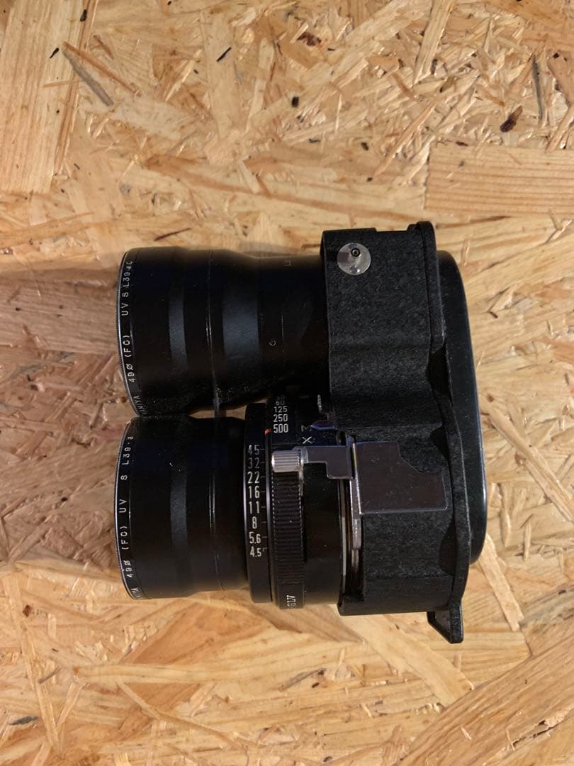 2眼レフ　180mm レンズ