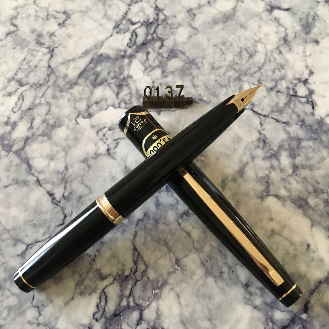 #0137 オーバーホール済み 万年筆 SAILOR ショート21k