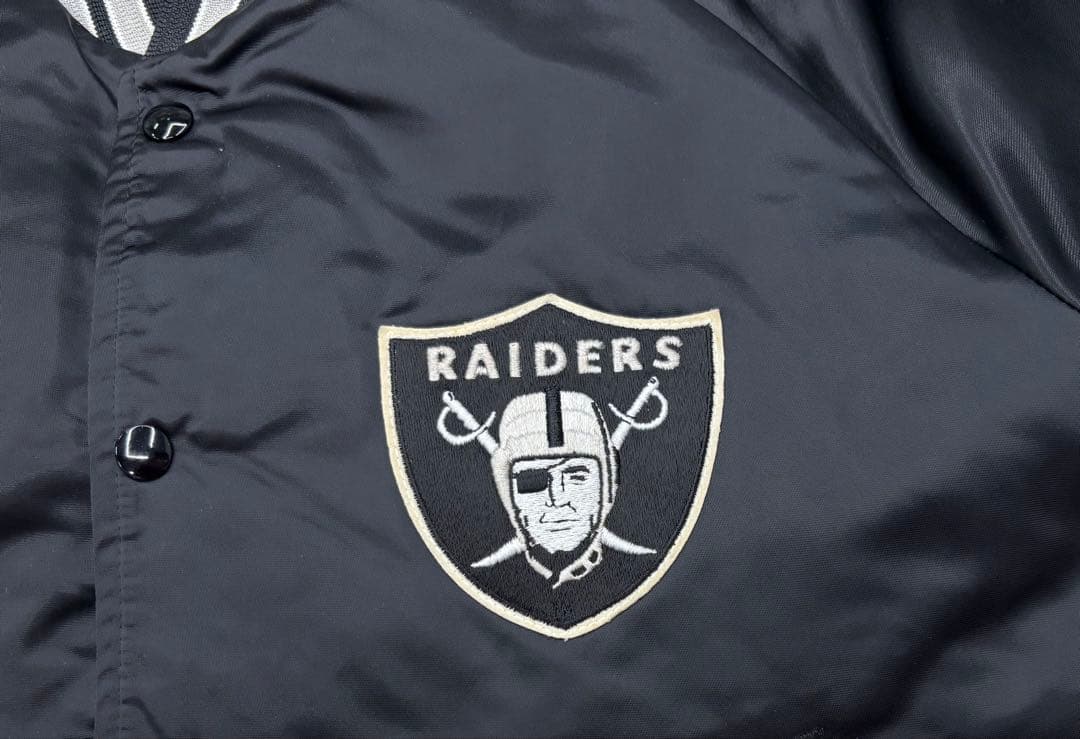 80's USA製 Chalk Line RAIDERS スタジャン