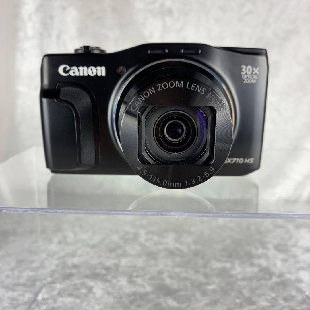 美品 付属品完備 Canon PowerShot SX710 HS ブラック 黒