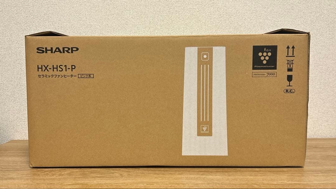 未使用品 SHARP HX-HS1-P セラミックファンヒーター　ピンク