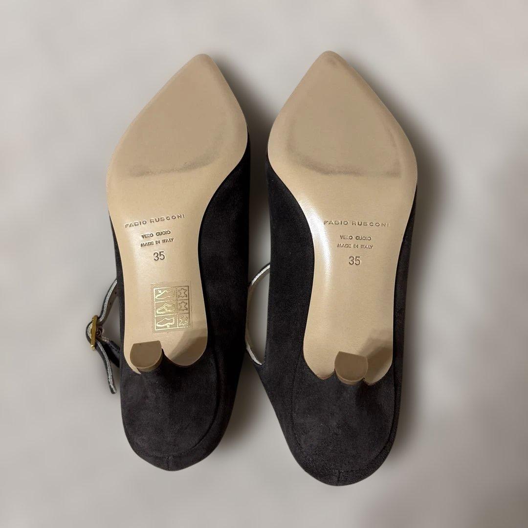 FABIO RUSCONI ブラウンミュール 35 【未使用】