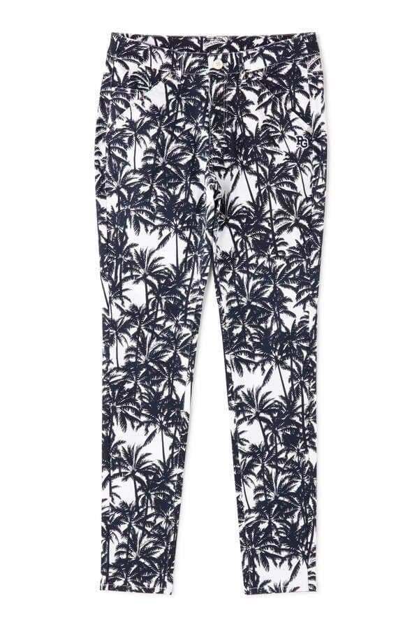 パーリーゲイツ　アイランドツリー柄 パンツ　サイズ４　新品　31900円　春夏用