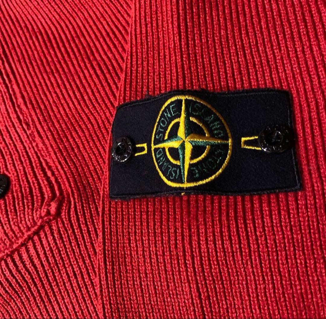 STONE  ストーンアイランド ハイネック ニット 赤