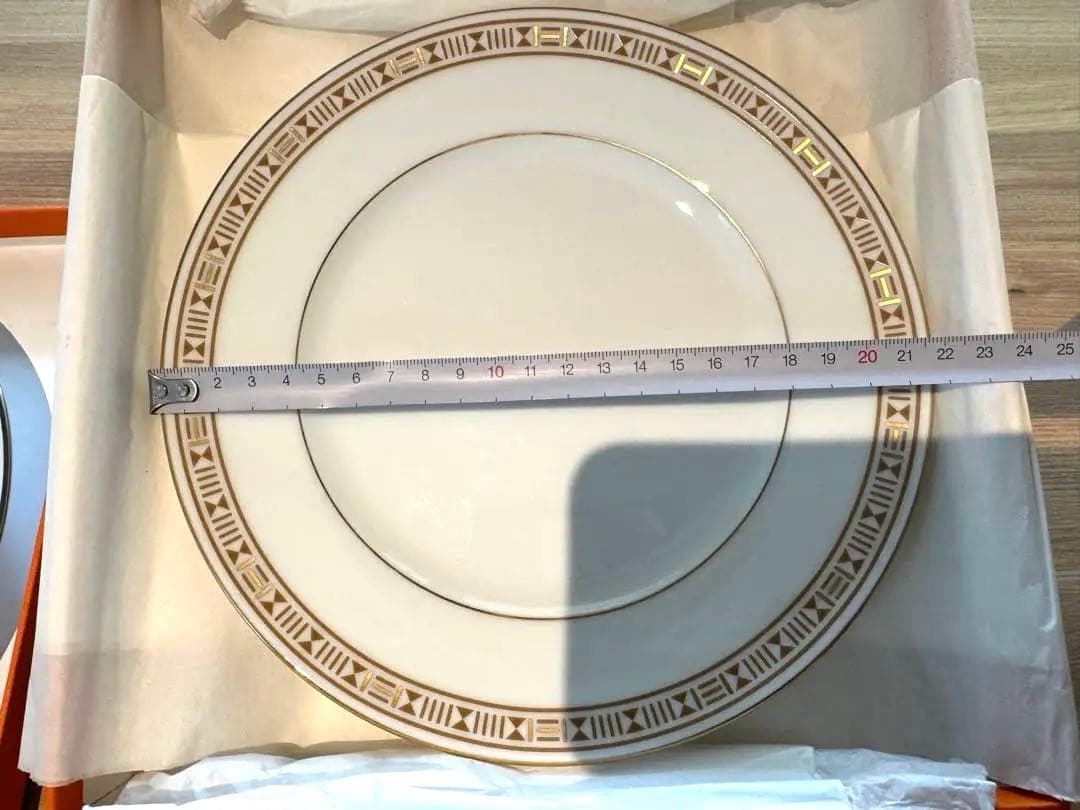 【希少】エルメス HERMES エーゲソレイユ お皿 サン・ルナのペアセット