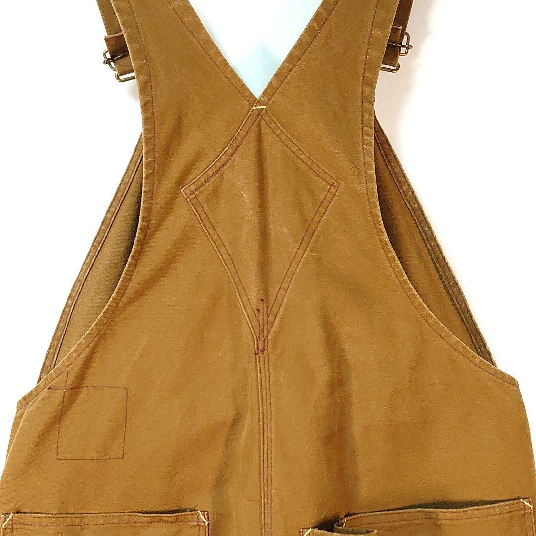 HEAD LIGHT 13oz ブラウンダック オーバーオール 32×32