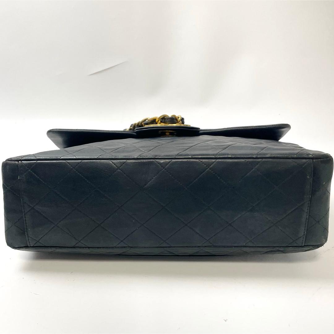 フォーキーシャネル　デカマトラッセ34 ラムスキン　ダブルチェーン