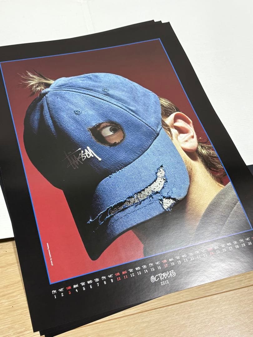 Stussy ノベルティポスターカレンダー 2010年 30周年プロモ