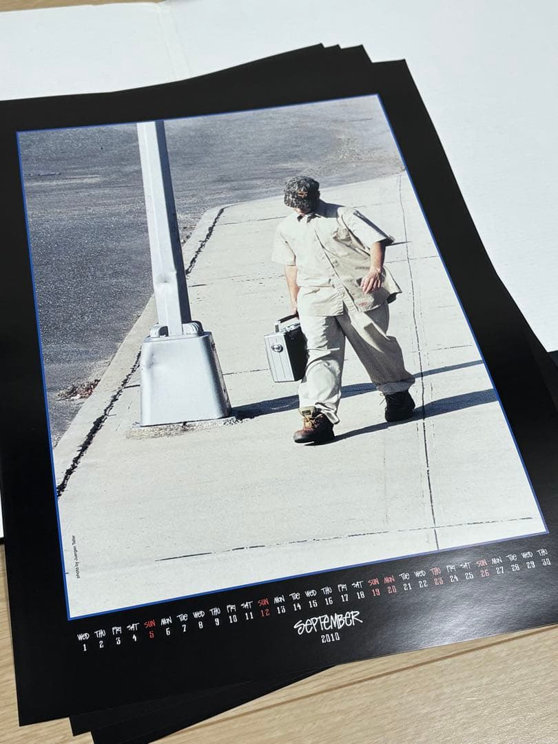 Stussy ノベルティポスターカレンダー 2010年 30周年プロモ