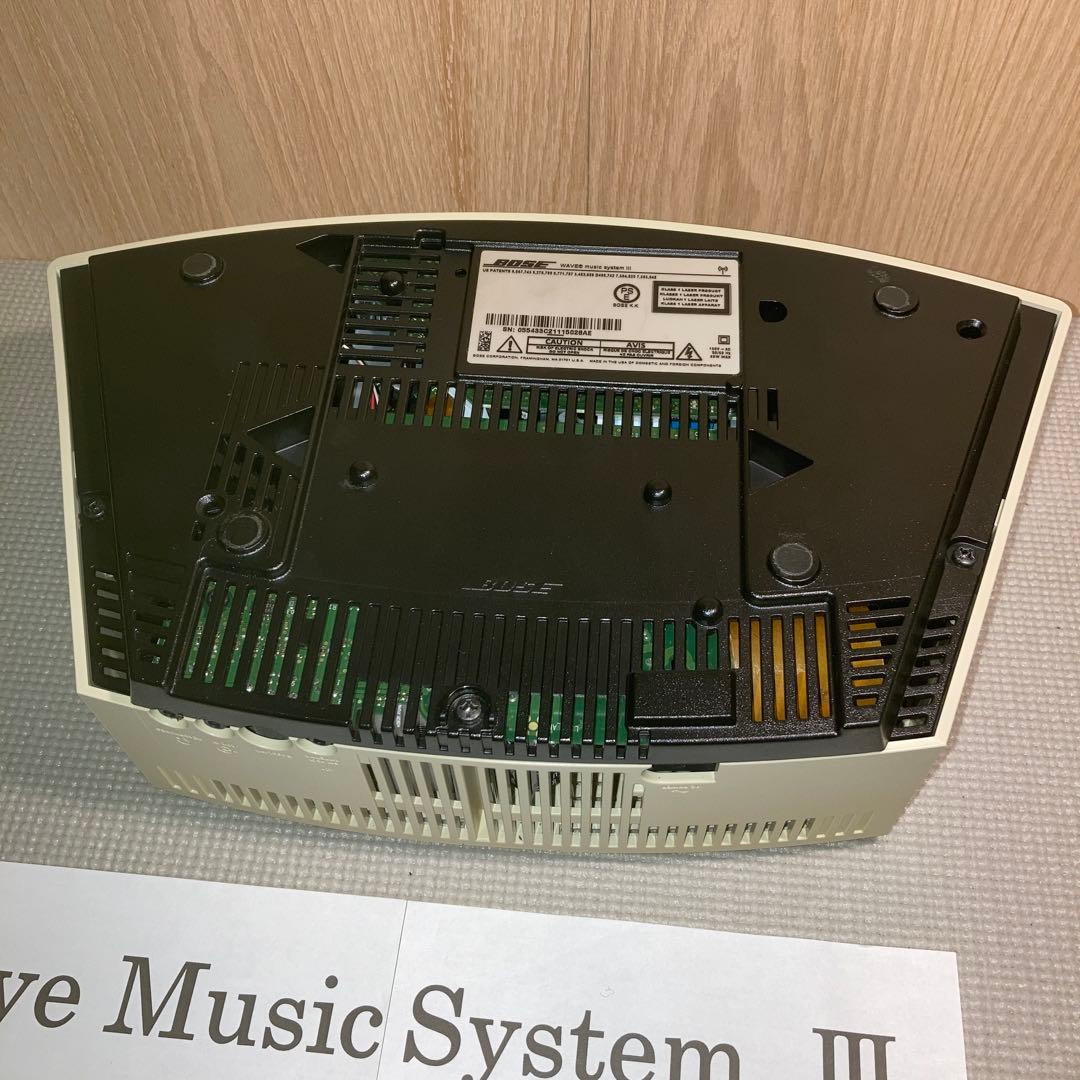 ワイドFM、完動&メンテ品　Bose wave music systemⅢ