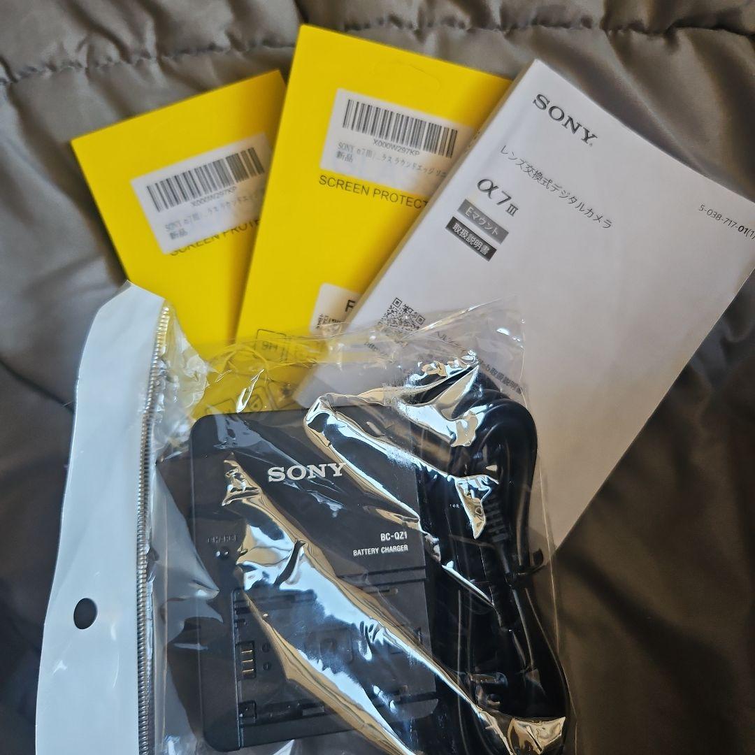 sony α7iii 付属品多数 高硬度ガラスフィルム貼替済み
