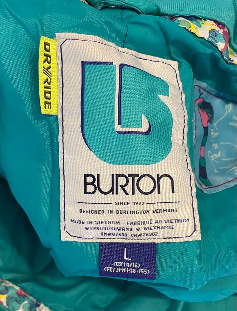 バートンBURTON スノーボード スキーウェア 150cm キッズLサイズ