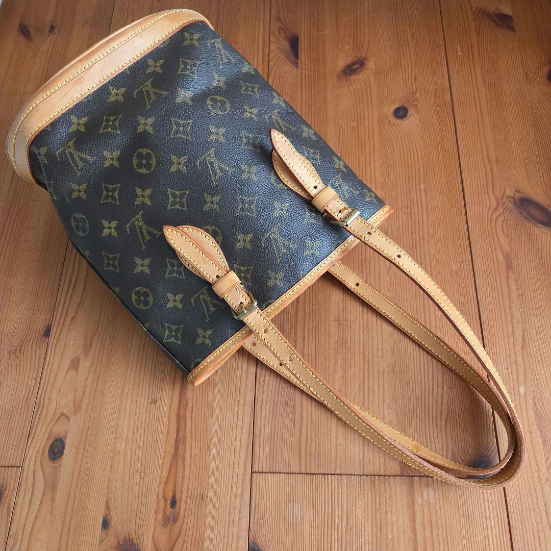 ルイ・ヴィトン M42238 プチ・バケット+ポーチ モノグラム