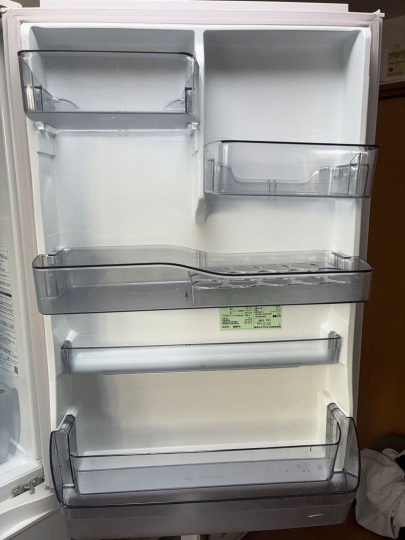 冷蔵庫 411L 東芝 GR-Y41GH(WU) ホワイトマット(右開き)