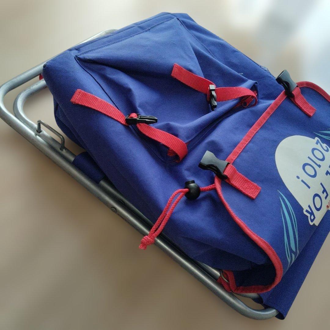 キリン　レアグッズ　オリジナルチェア リュック　サッカー　リュック 椅子