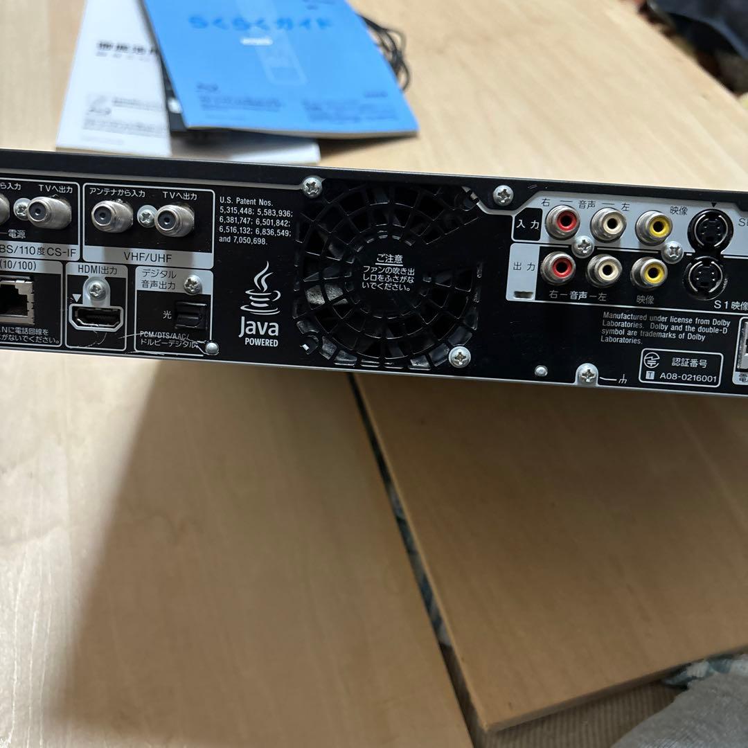 SONY ブルーレイ/DVDレコーダー BDZ-RX35