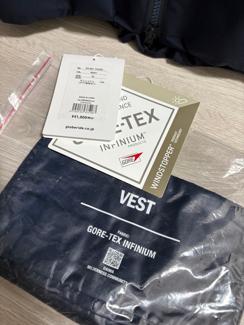 即完　DAIWA LIFESTYLE『GORE-TEX VEST』