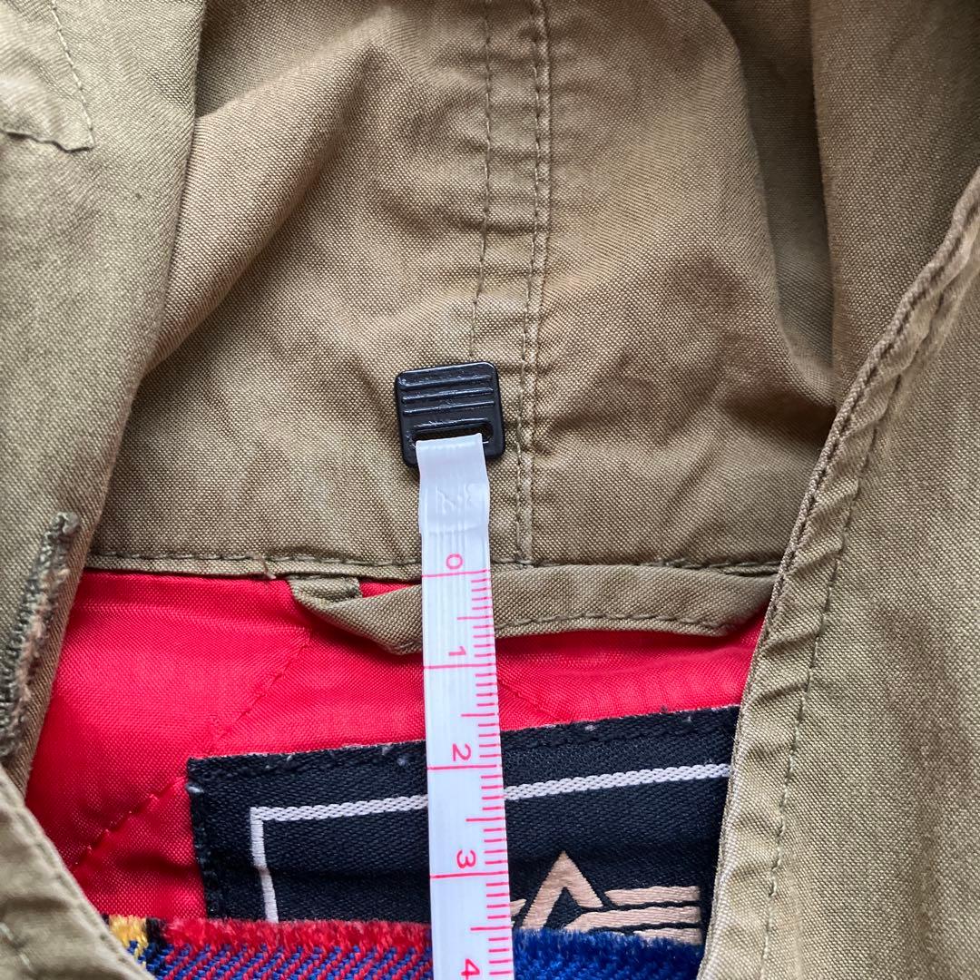 良品　スワッガー　アルファ　モッズコート　ミリタリー　オリーブ　ペンキ加工