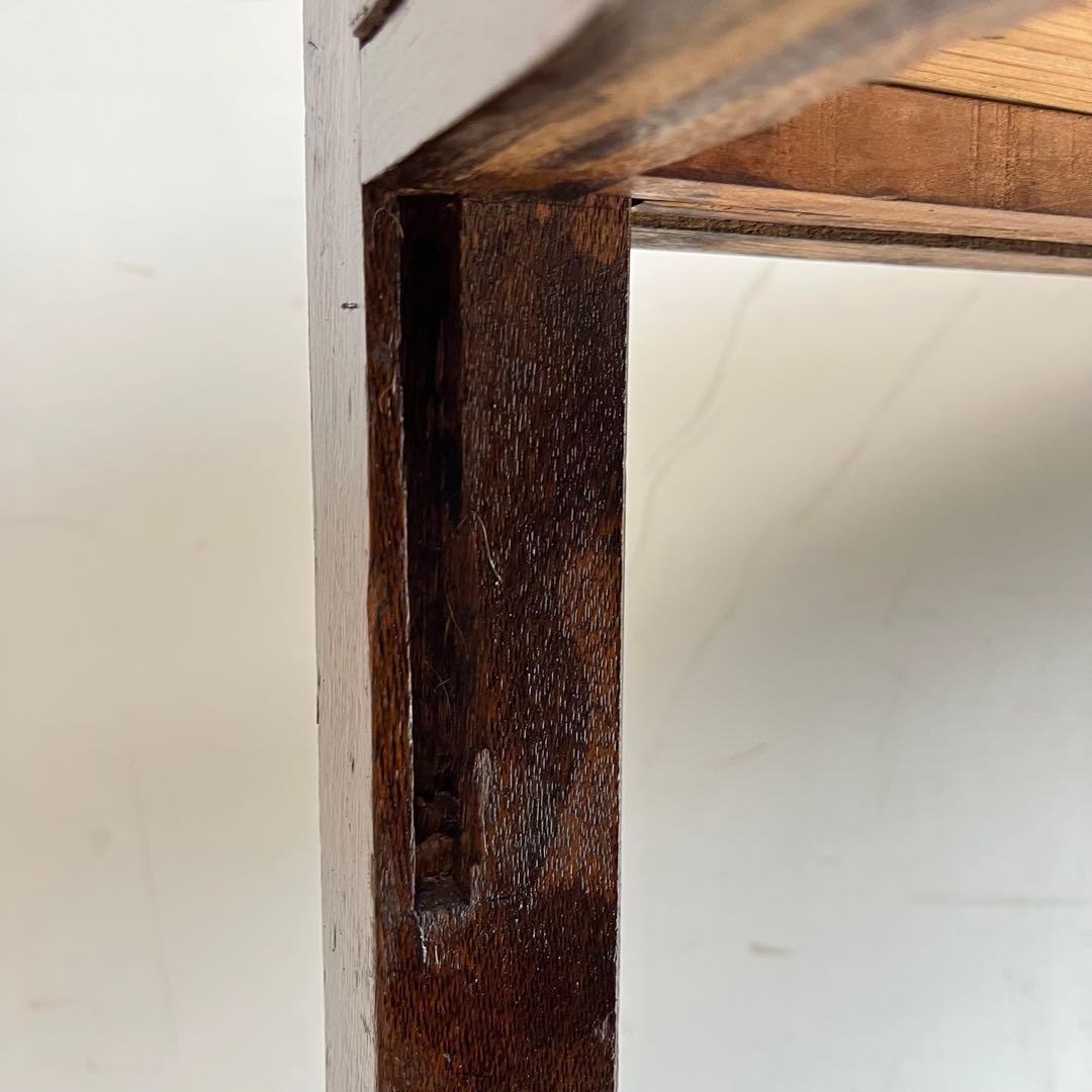 アンティーク 片袖机 デスク テーブル 昭和レトロ z481