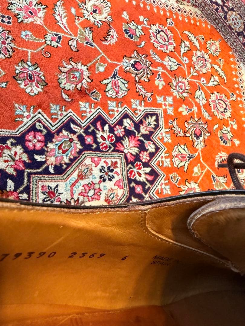 D*S様 Berwick Uチップ　vibramソール　25センチ