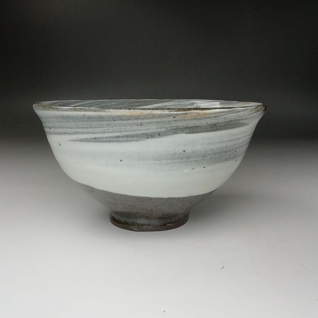 Ｔ２５３　茶碗　『唐津刷毛目茶碗』『中里隆』　共箱　抹茶碗　茶道具