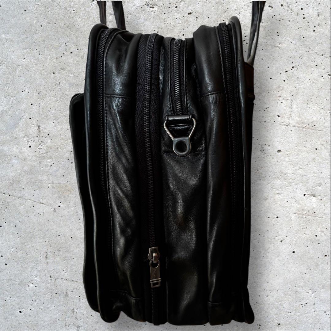 TUMI ミディアム エクスパンダブル オーガナイザー ブリーフ オールレザー