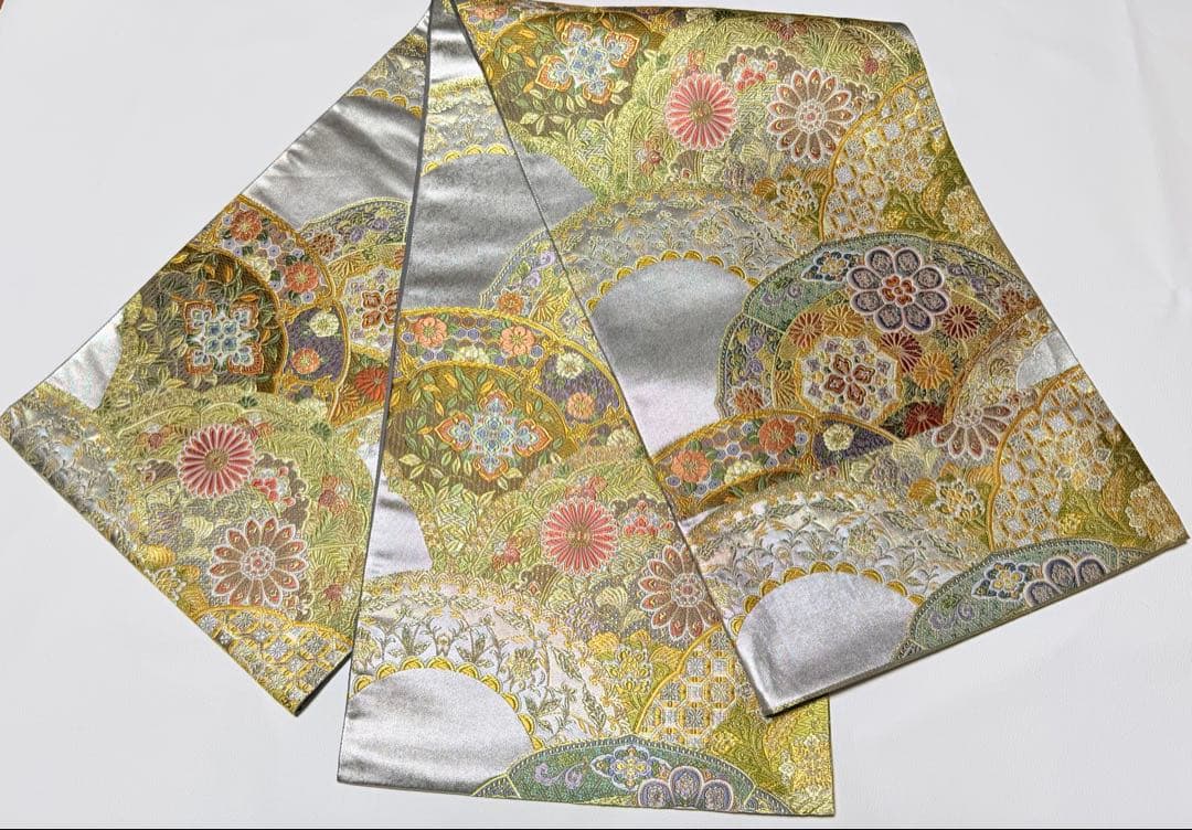 高級 袋帯 正絹 六通柄 唐織 精密織 フォーマル 訪問着 留袖 色無地 西陣織