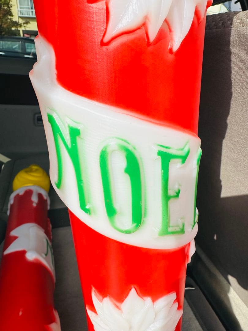 ビンテージ ノエル キャンドル イルミネーションライト ブローモールド ライト