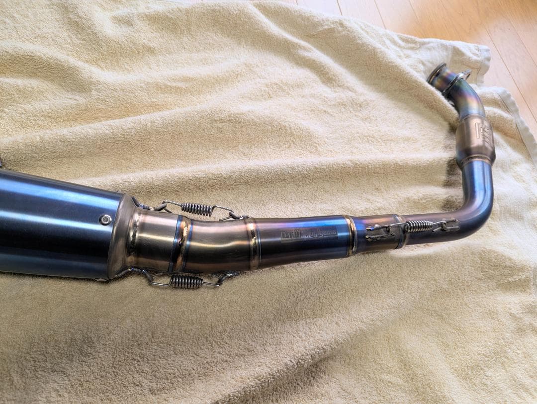 XSR155チタンマフラー・オートサロンオギヤマ×ノリフミ