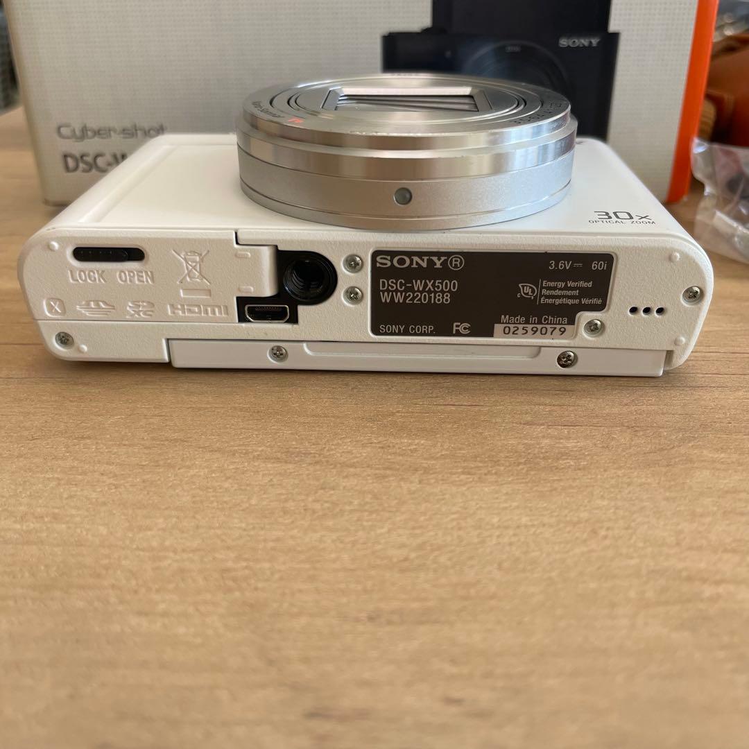 SONY Cyber-shot DSC-WX500 ホワイト ケース付き