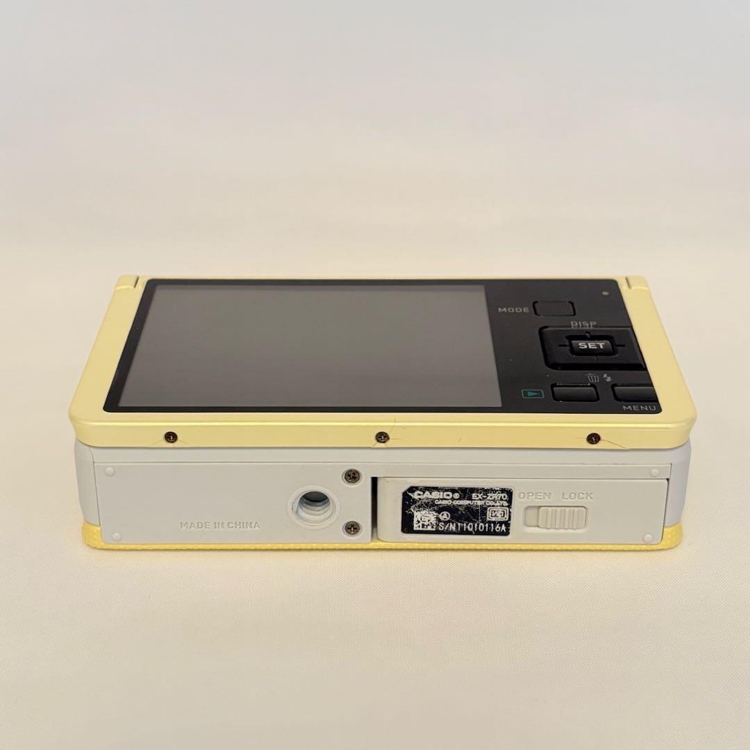 CASIO デジタルカメラ EXILIM EX-ZR70 イエロー