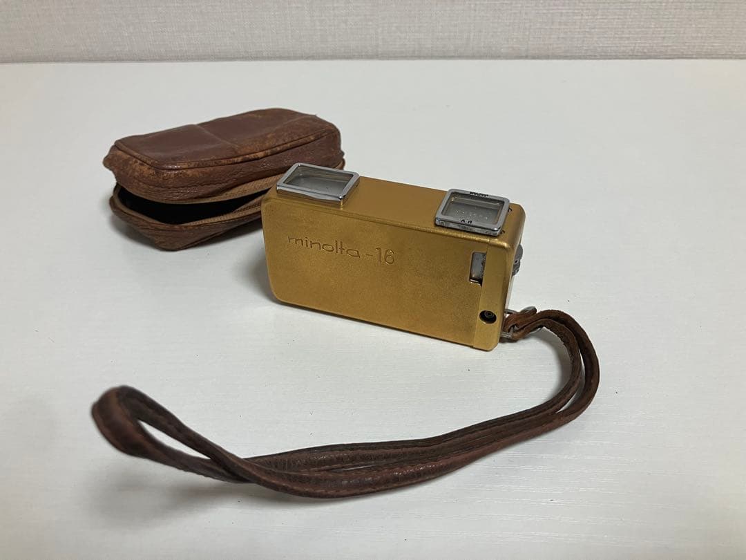 【レア】Minolta-16 ミノルタ16 ポケットカメラ ゴールド