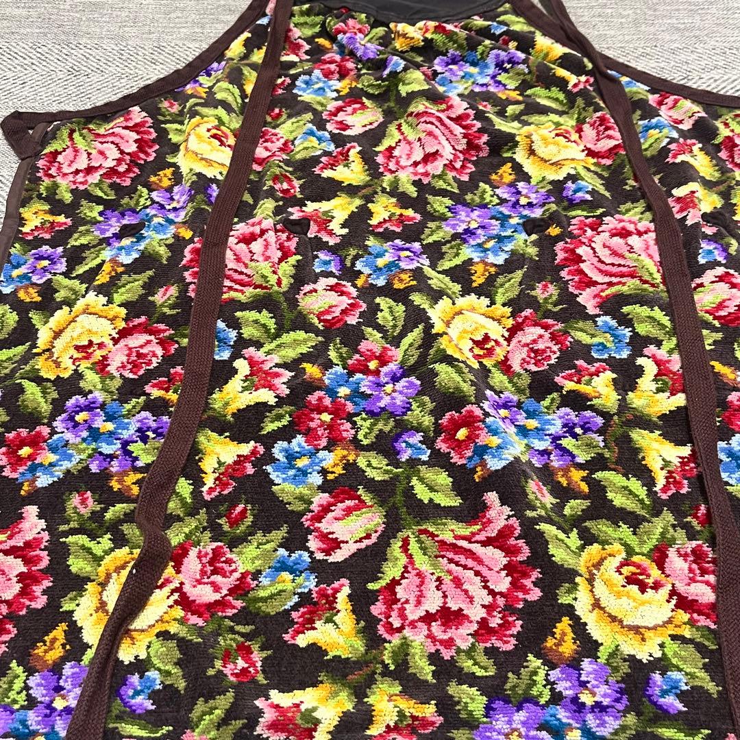 美品　FAILER フェイラー エプロン　花柄