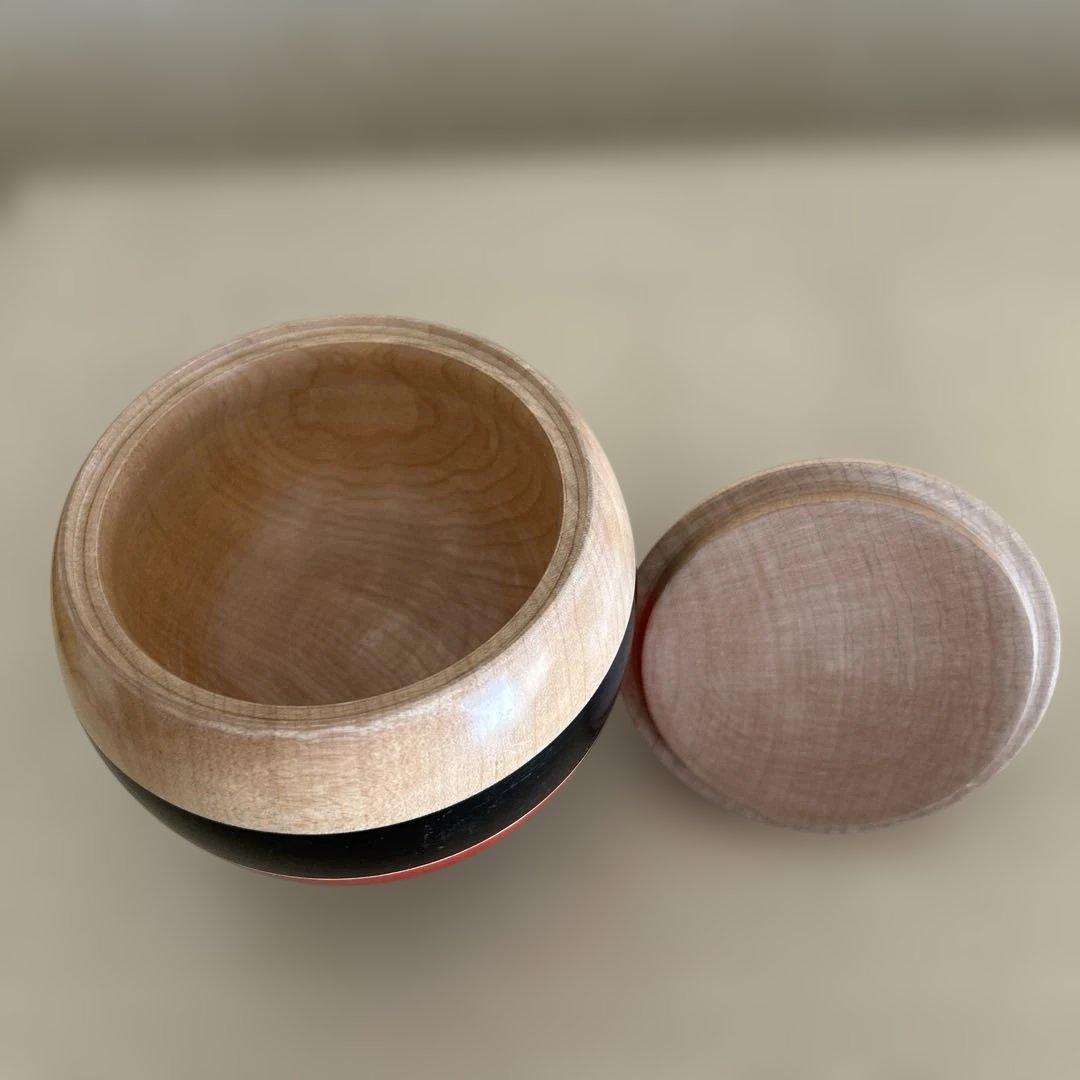 三春文雄工人 こけし 【蓋付き子持ちえじこ】