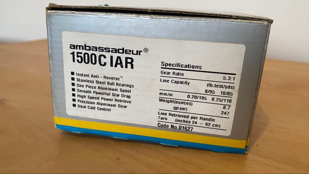 アブガルシア アブ ABU アンバサダー 1500C IAR 美品　箱、取説付き