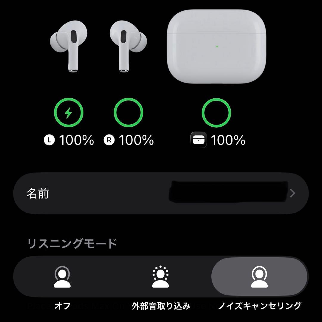 【純正】AirPods Pro （第一世代）本体 箱&充電ケース付き