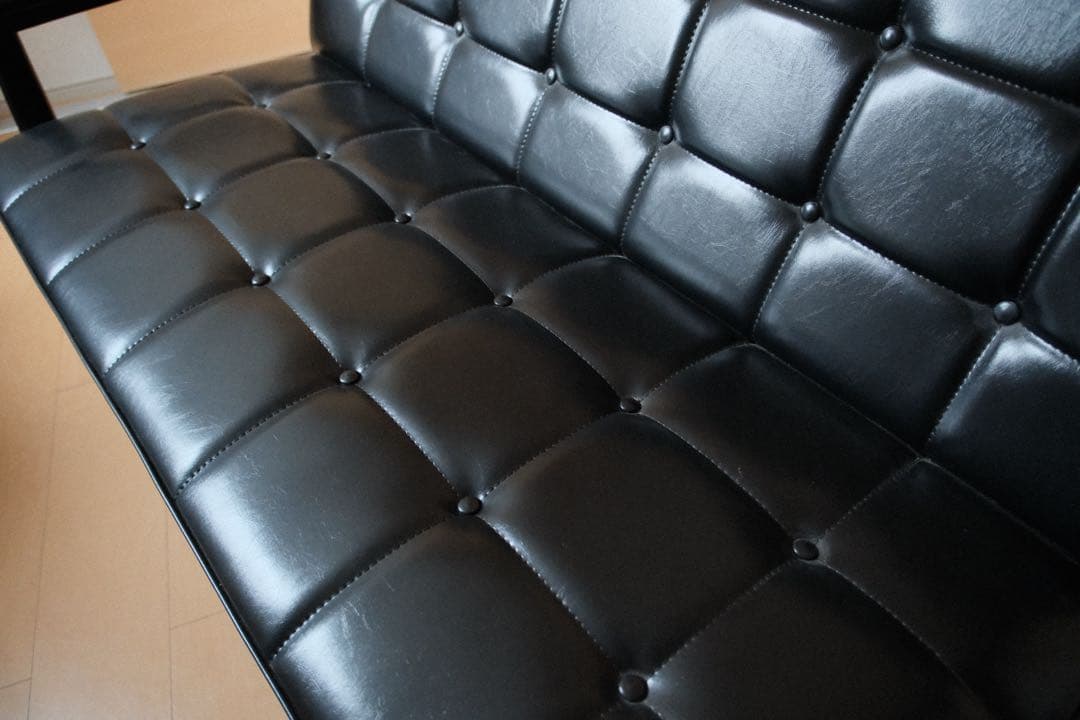 カリモク60 Ｋチェア ２シーター ブラックブラック