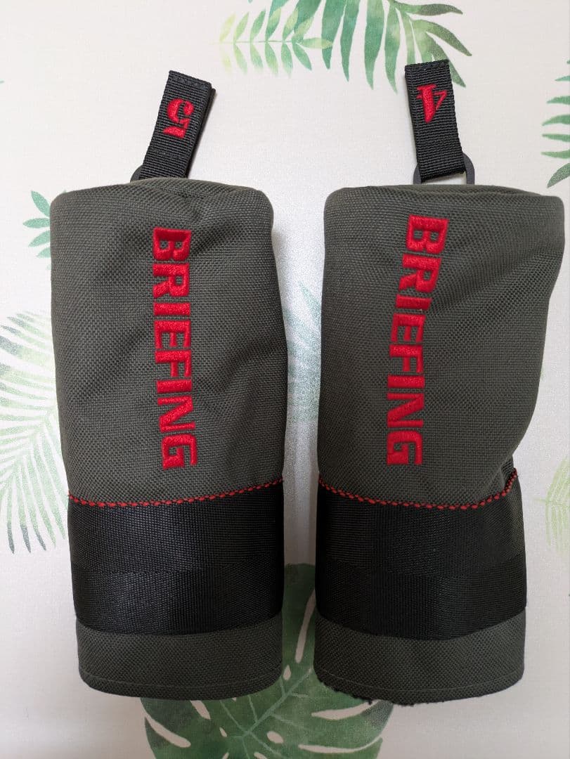 BRIEFING SUNDAY BAG VORTEX×1　同色ヘッドカバー×4