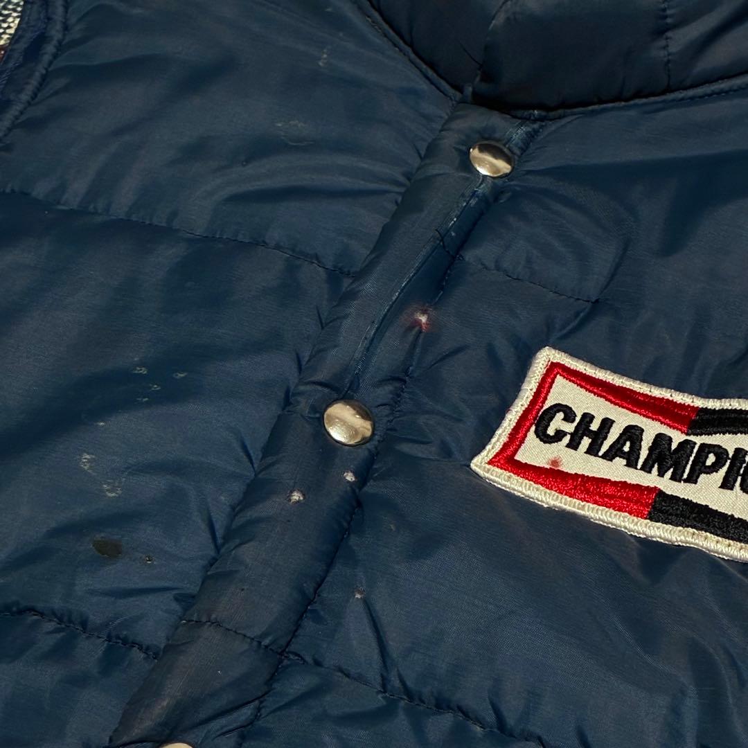 70s USA製 champion レーシング ベスト チャンピオン プラグ
