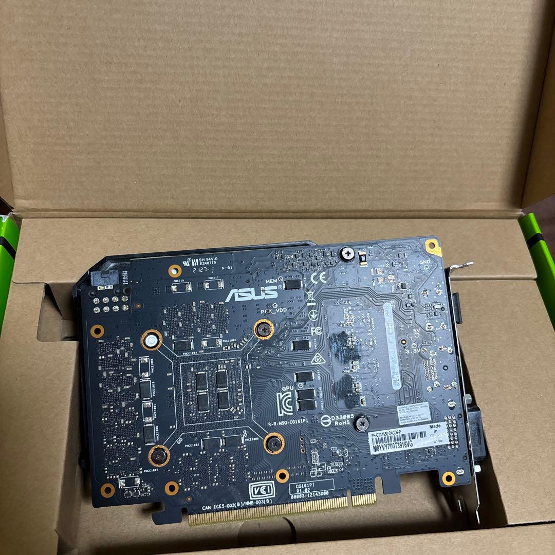 GTX 1650 ASUS グラフィックボード【箱あり】